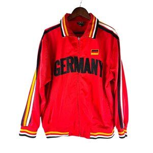 Germany National Team Futbol Soccer Full Zip Windbreaker Jacket, Men's XL